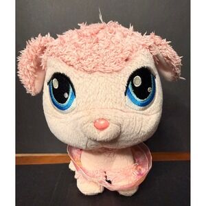 Littlest Pet Shop Pink Lamb Plush Bobblehead Hasbro 2006 Stuffed Animal 7im